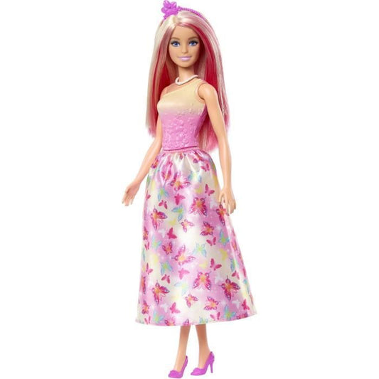 Barbie-Poupées Sirenes avec cheveux et nageoire colorés et serre-tete HRR08