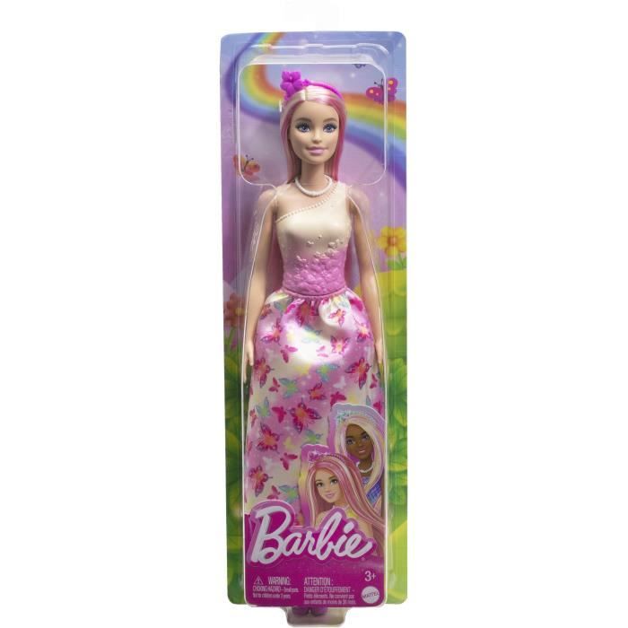 Barbie-Poupées Sirenes avec cheveux et nageoire colorés et serre-tete HRR08