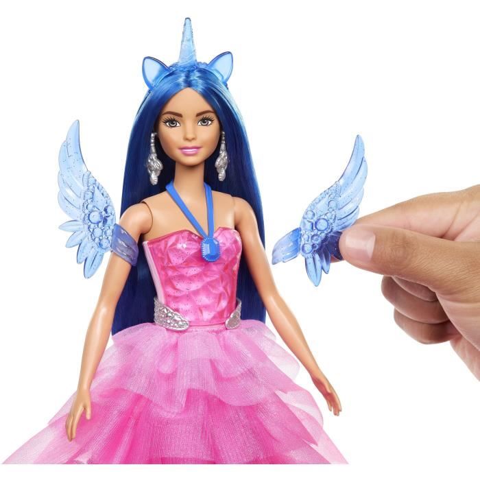 Barbie Princesse Saphir - Licorne Poupée - 65 ans de Barbie Mattel HRR16