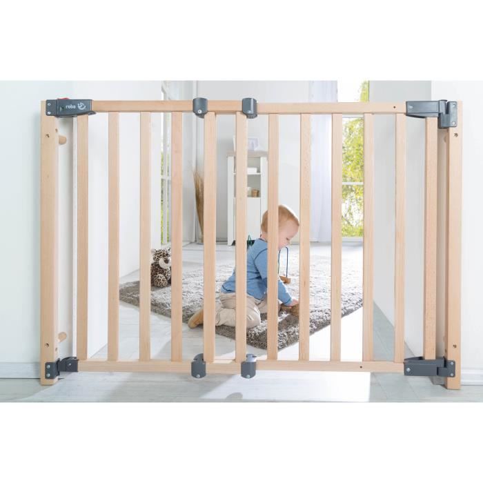 Barriere de Sécurité Bébé Safety Up pour Porte - ROBA - Largeur Réglable de 70 - 118.5 cm