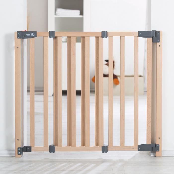 Barriere de Sécurité Bébé Safety Up pour Porte - ROBA - Largeur Réglable de 70 - 118.5 cm