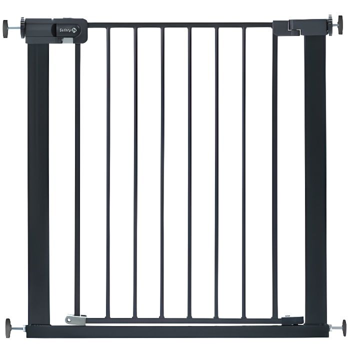 Barriere de sécurité enfant Easy Close Metal - SAFETY 1ST - Réglable de 73 a 80 cm - Anthracite - Métal