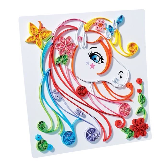 Be Creative Paper Art Maxi Origami Pliage 3D Quilling 9 réalisations Création objets Loisir créatif Des 8 ans 18236