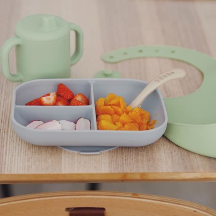 BEABA Coffret les essentiels repas de bébé silicone