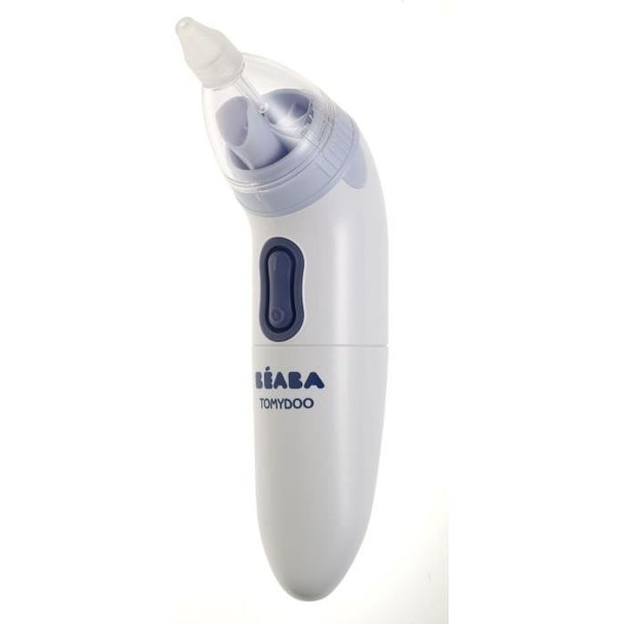 BEABA Mouche bébé Aspirateur nasal Électrique Tomydoo Ultra rapide Evolutif 3 embouts Stérilisable Mineral