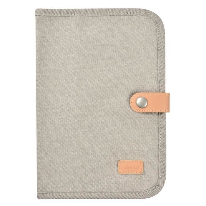 BEABA Protege carnet de santé canvas gris perle