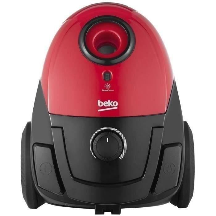 BEKO VCC34801AR - Aspirateur Traineau - Puissance nominale: 800 W - Capacité 2,1 L - Indicateur Sac Plein - Variateur