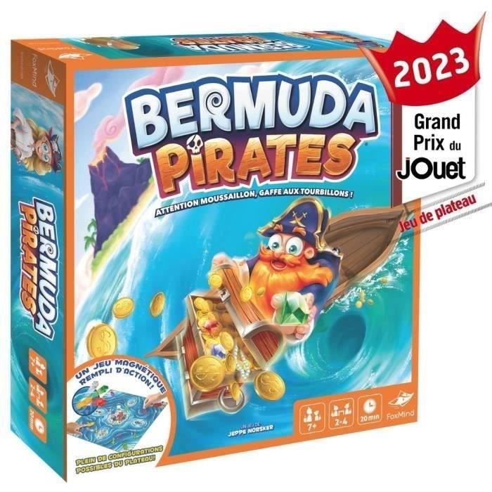 Bermuda Pirates - Asmodee - Jeu de société magnétique - Jeu d’action 2 a 4 personnes - 7 ans