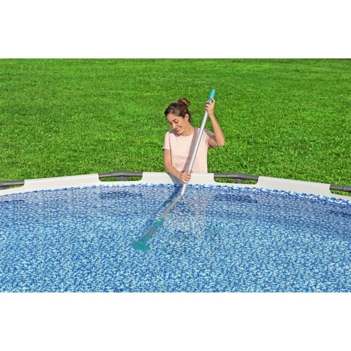 BESTWAY - Aspirateur électrique rechargeable Aquasurge temps de marche 50 minutes pour piscines jusqu’a 6,10m