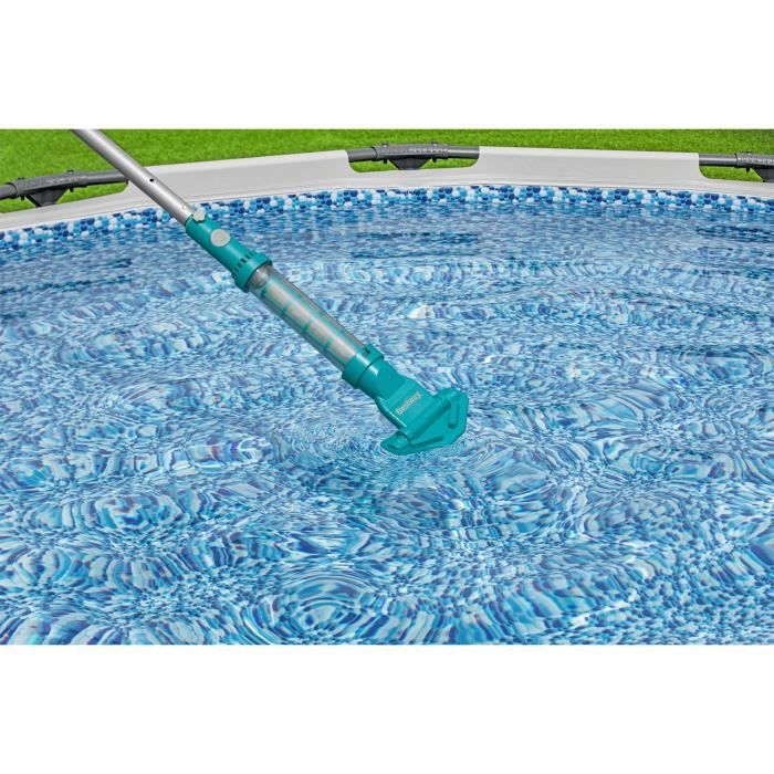 BESTWAY - Aspirateur électrique rechargeable Aquasurge temps de marche 50 minutes pour piscines jusqu’a 6,10m