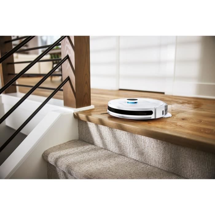 BISSELL SpinWave R5 PET Wet & Dry - Aspirateur Robot Laveur avec Serpilliere - Navigation avec LIDAR - Aspiration