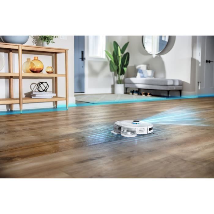 BISSELL SpinWave R5 PET Wet & Dry - Aspirateur Robot Laveur avec Serpilliere - Navigation avec LIDAR - Aspiration