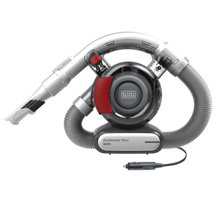 BLACK + DECKER PD1200AV Dustbuster Flexi Auto - Aspirateur a main 12V - Connexion voiture - action cyclonique