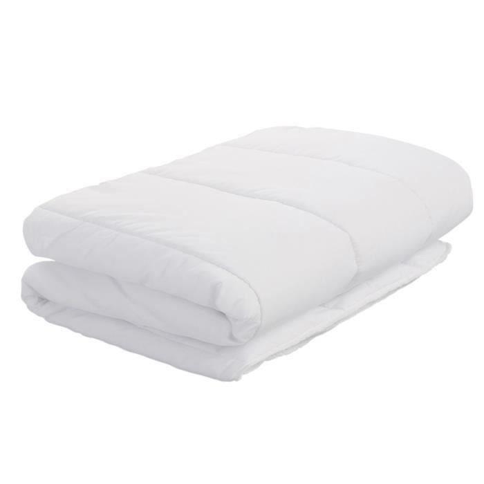 BLANREVE Couette légere en microfibre - 220 x 240 cm - Blanc - Paloma Tech