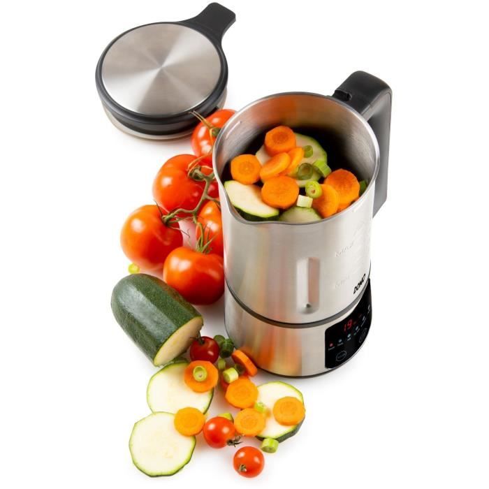 Blender chauffant DOMO - Inox 1,2 L - 6 programmes 800 Watt DO727BL