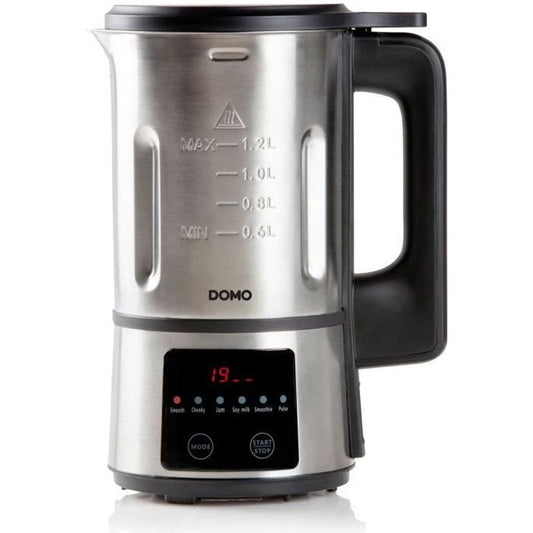 Blender chauffant DOMO - Inox 1,2 L - 6 programmes 800 Watt DO727BL