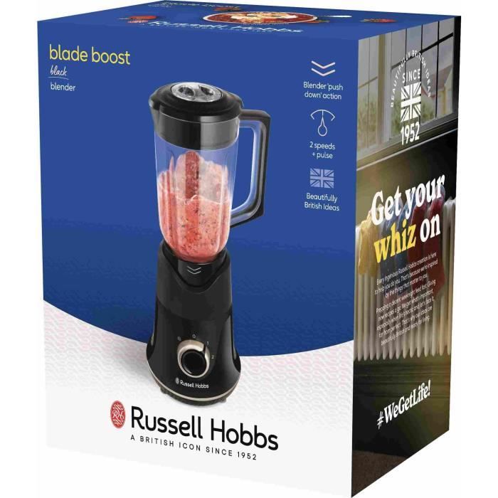 Blender - RUSSELL HOBBS - Blade Boost 26710-56 - 1,5L sans BPA - 20500 tpm - 2 vitesses + Pulse