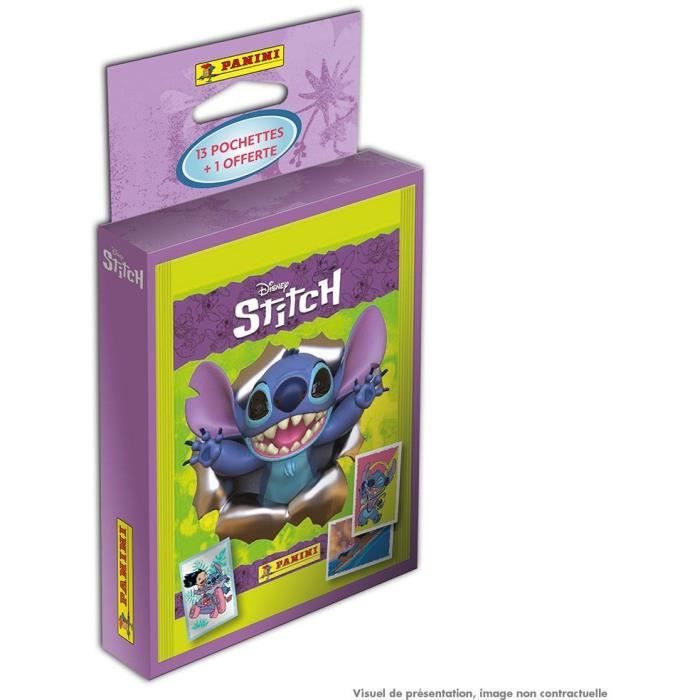 Blister de 14 pochettes - PANINI - STITCH - Contient 70 stickers