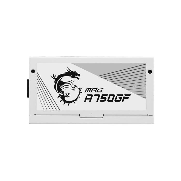 Bloc d'alimentation - MSI - MPG A750GF WHITE - Paloma Tech