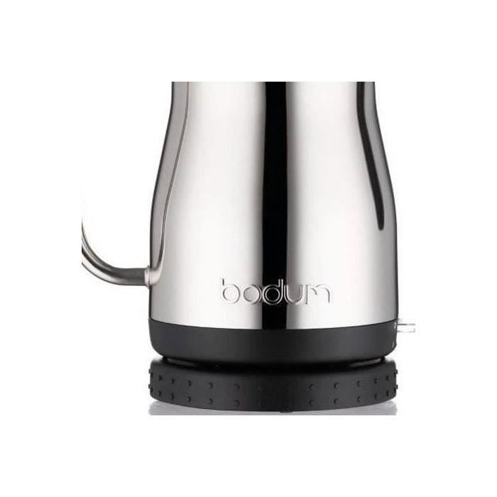 BODUM - BISTRO Bouilloire électrique a long bec, 1.200 W, 1.0 l, inox - Paloma Tech