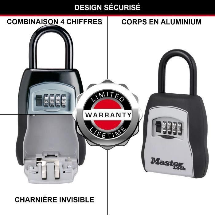 Boite a clés sécurisée - MASTER LOCK - 5400EURD - Format M - Avec anse - Select Access Partagez vos clés en toute sécurité - Paloma Tech