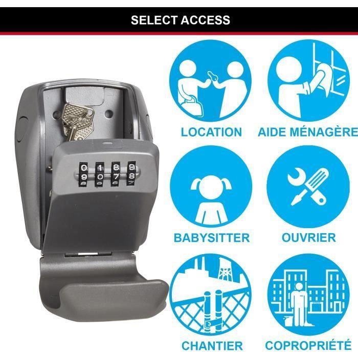 Boite a clés sécurisée - MASTER LOCK - 5415EURD - Produit certifié - Select Access Partagez vos clés en toute sécurité - Paloma Tech