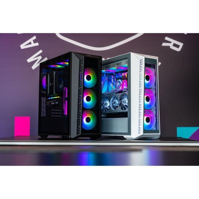 Boîtier Gaming - COOLER MASTER - MasterBox MB520 - Façade en verre - ARGB - 3x120mm - Paloma Tech