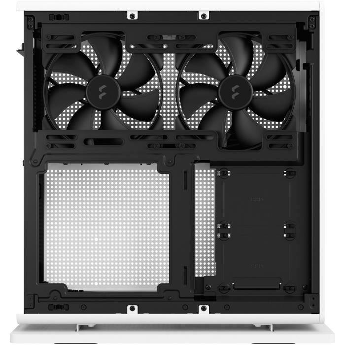 Boîtier Mini Tour - FRACTAL DESIGN - Ridge White mITX - PCIe 4.0 - Blanc - Paloma Tech