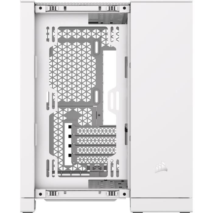 Boîtier PC - CORSAIR - 2500D AIRFLOW Micro ATX Dual Chamber - Blanc - Paloma Tech