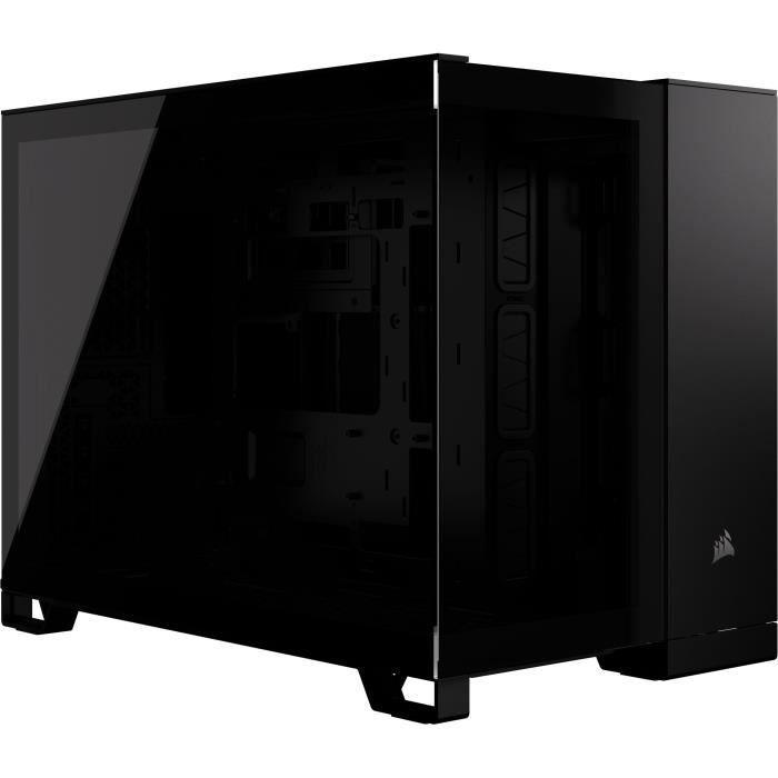 Boîtier PC - CORSAIR - 2500X Tempered Glass Micro ATX Dual Chamber - Noir - Paloma Tech