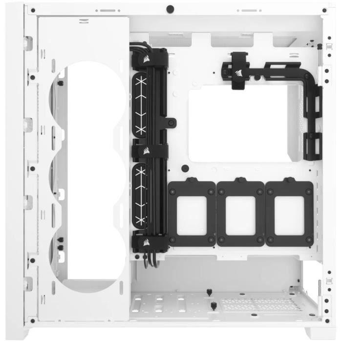 Boitier PC - CORSAIR - 5000D CORE AIRFLOW - ATX Moyen-tour - Panneau avant flux d'air optimisé - Blanc - (CC-9011262-WW) - Paloma Tech