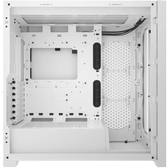 Boitier PC - CORSAIR - 5000D CORE AIRFLOW - ATX Moyen-tour - Panneau avant flux d'air optimisé - Blanc - (CC-9011262-WW) - Paloma Tech