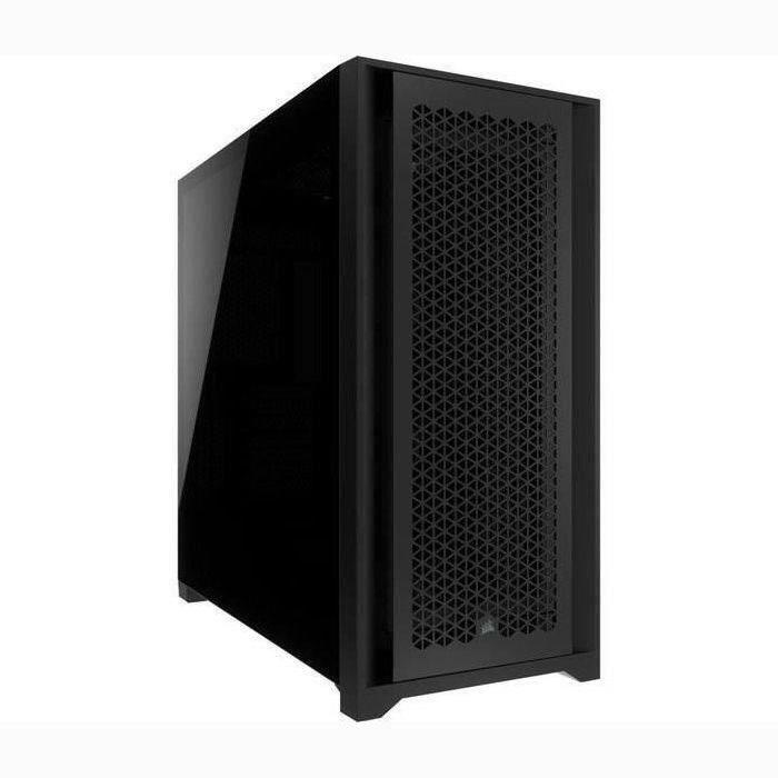 Boitier PC - CORSAIR - 5000D CORE AIRFLOW - ATX Moyen-tour - Panneau avant flux d'air optimisé - Noir - (CC-9011261-WW) - Paloma Tech