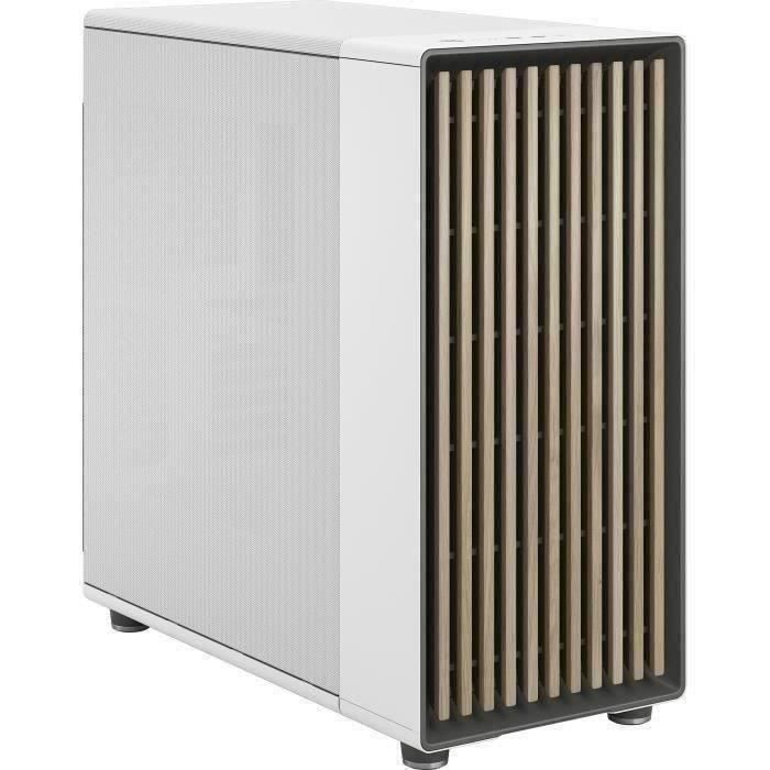 Boîtier PC - FRACTAL DESIGN - North XL Chalk White - FD-C-NOR1X-03 - E-ATX - Design élégant en bois et en alliage