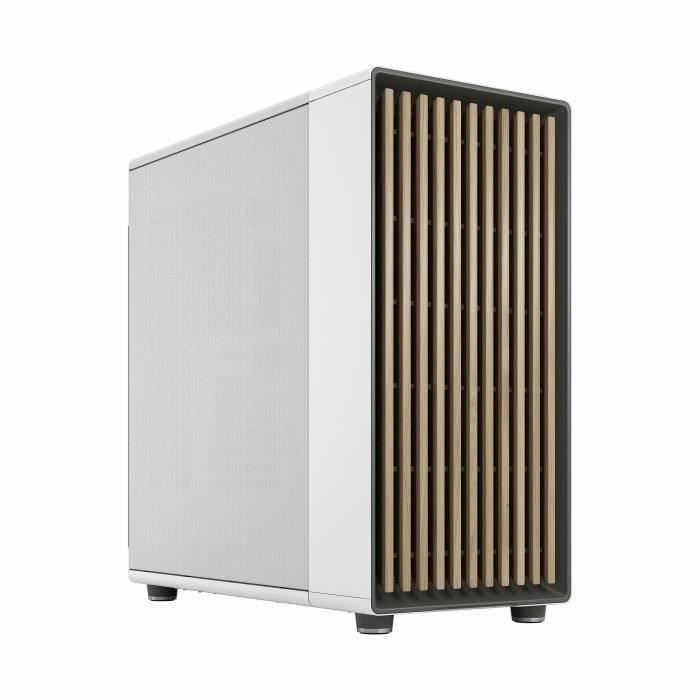 Boîtier PC - FRACTAL DESIGN - North XL Chalk White - FD-C-NOR1X-03 - E-ATX - Design élégant en bois et en alliage