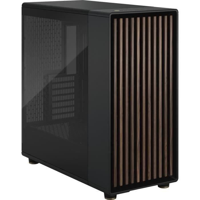 Boîtier PC - FRACTAL DESIGN - North XL Charcoal Black TG Dark - FD-C-NOR1X-02 - E-ATX - Design élégant en bois et en alliage FRACTAL DESIGN