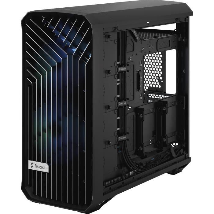 Boîtier PC - FRACTAL DESIGN - Torrent Black RGB TG Light Tint - SSI-CEB - Air flow optimisé avec 5 ventilateurs ARGB (FD-C-TOR1A-04) - Paloma Tech