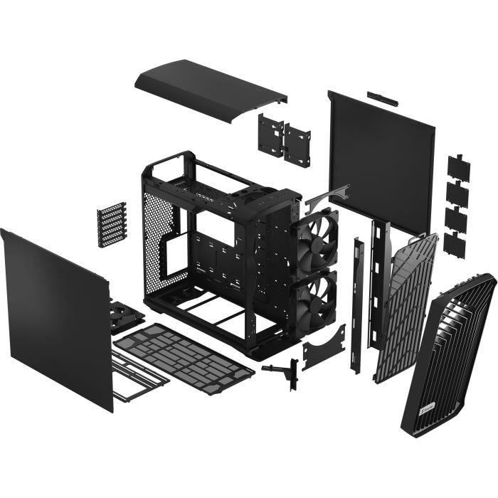 Boîtier PC - FRACTAL DESIGN - Torrent Black Solid - SSI-CEB - Air flow optimisé avec 5 ventilateurs inclus (FD-C-TOR1A-05) - Paloma Tech