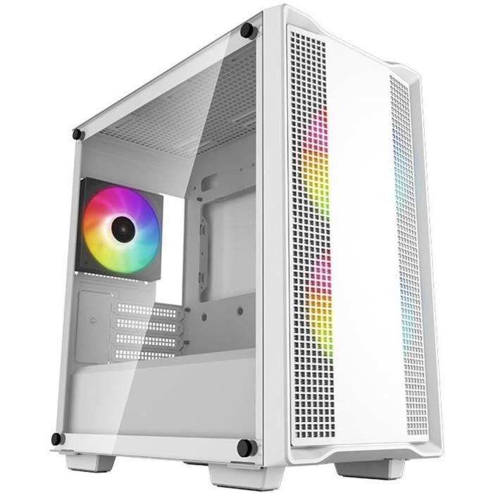 Boitier PC sans alimentation - DEEPCOOL CC360 ARGB (Blanc) - Mini tour - Format Micro-ATX - Paloma Tech