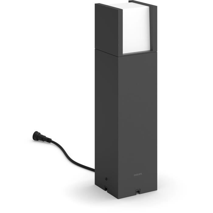 Borne extérieure PHILIPS Arbour - Basse tension 6W, 2700K - Anthracite - Alimentation non incluse - Paloma Tech