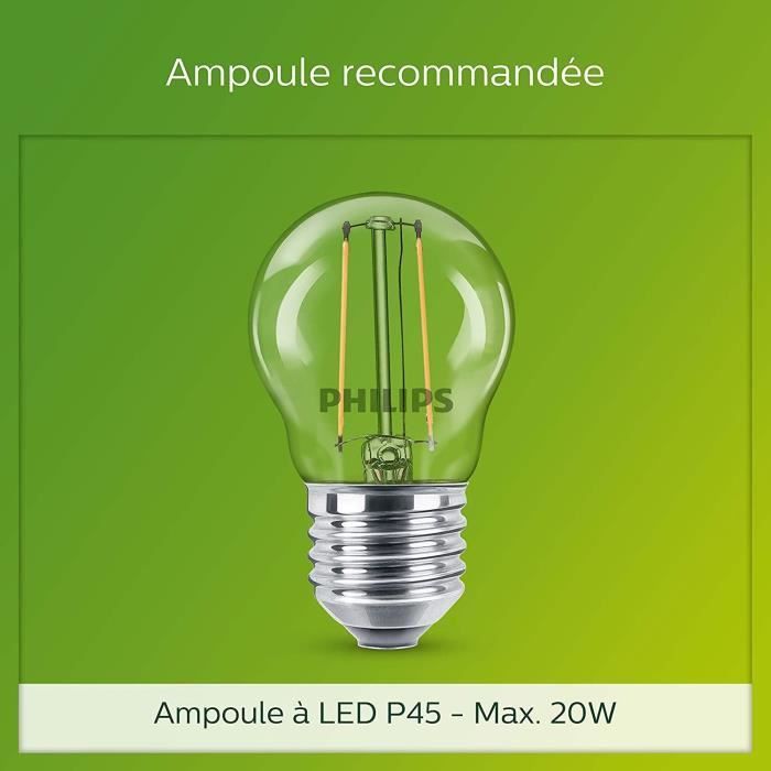 Borne extérieure PHILIPS Utrecht - Métal - LED - 1x20W - Gris - Contemporain - Design - Paloma Tech