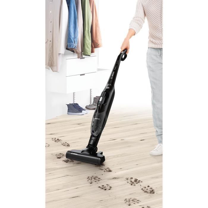 BOSCH BBHF220 Aspirateur balai sans fil 2en1 - Autonomie 40min - Capacité du bac 0,4L - filtre lavable