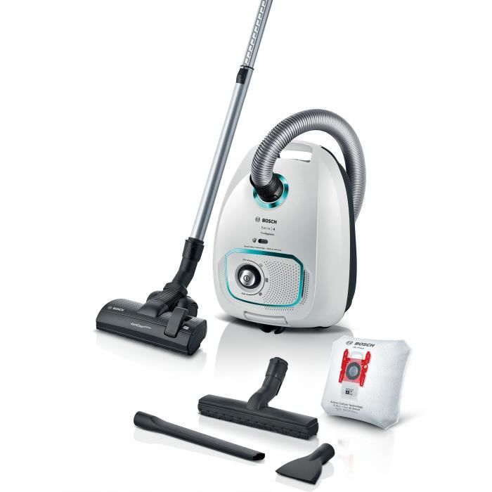 BOSCH BGLS4HYG2 Aspirateur avec sac - Puissance 700 W - Filtre UltraAllergy - Grande capacité 4 l - Rayon d’action 10 m