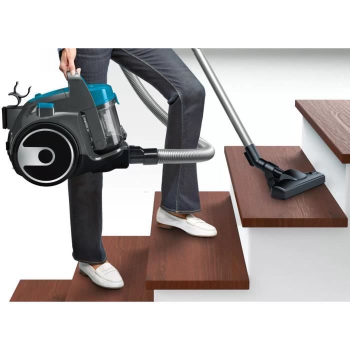 BOSCH BGS05X240 - Aspirateur sans sac - 700 W - Compact et Ultra performant - Accessoire Spécial Poils et Haute