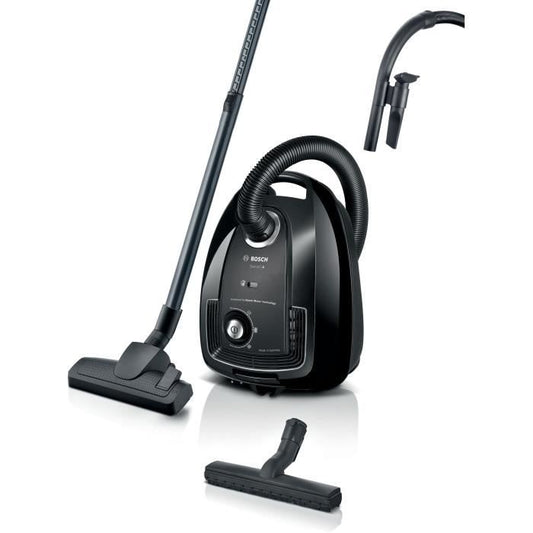 BOSCH GL38 Noir - Aspirateur Traineau Sac - 600 W - 79 dB - (h)epa - 10m - 4 L sac - variateur de puissance