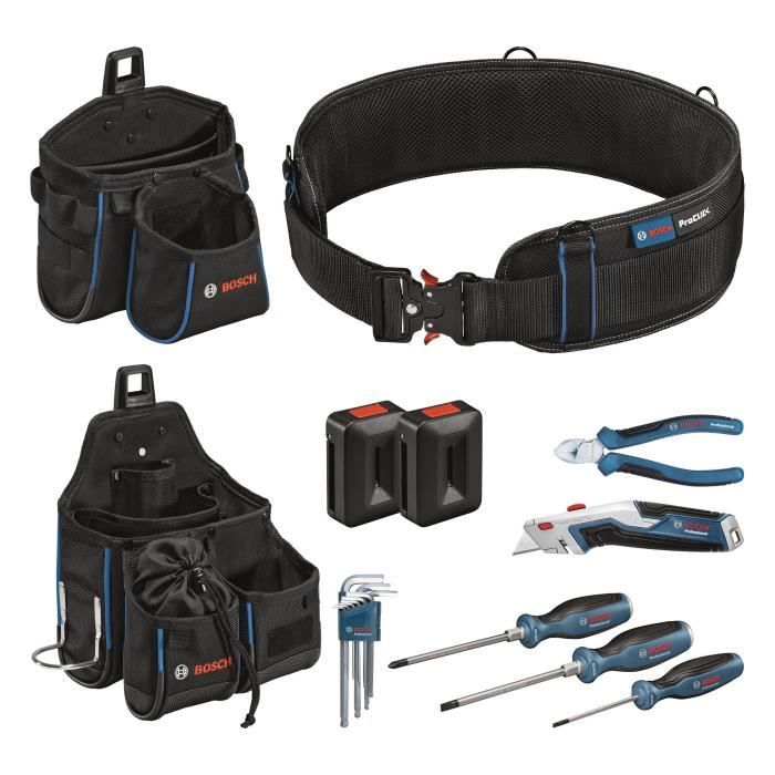 Bosch Professional - Ceinture porte outils et set outils a main