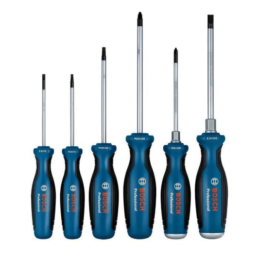 Bosch Professional - Set de 6 tournevis plat