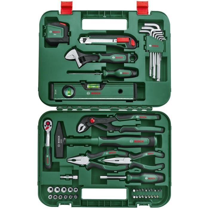 Bosch Set d’outils a main Advanced 52 pieces