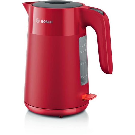 Bouilloire - BOSCH - TWK2M164 MyMoment - Rouge Mate - indicateur de tasses - niveau d'eau visible - Paloma Tech