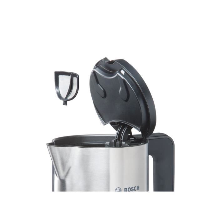 Bouilloire électrique BOSCH TWK8611P Styline - Blanc - 1.5L - 2400W - 4 niveaux de température - Paloma Tech